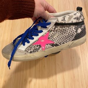 Golden Goose GGDB Midstar Snake size 39. Like New.